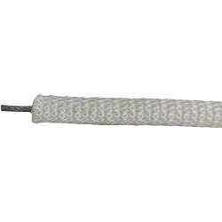 Quality Nylon Rope QNR1108 Rope, 5/16 in Dia, 100 ft Spool Length, White, Polyester